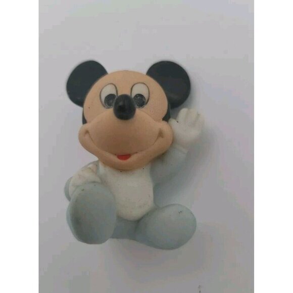 2-Vintage Disney Baby Minnie And Mickey Mouse in Pink Ornament Sri Lanka 2" - Picture 9 of 14